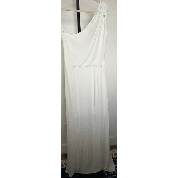 Halston | One Shoulder Drape Gown - Picture 4 of 7
